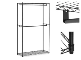 regal-azurowy-weszak-do-garderoby-szatni-2-drazki-2-polki-czarny-do-200kg