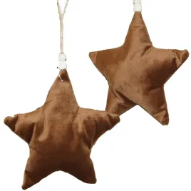 zawieszka-pluszowa-gwiazdka-brazowa-ozdoba-16-cm