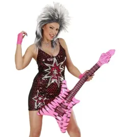 gitara-w-prazki-rockowa-dmuchana-rozowo-czarna