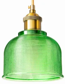 lampa-wiszaca-sufitowa-szklana-bell-zielona
