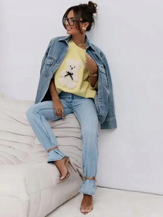 cocomore-sweter-mis-bear-czerwony-nowosc-stan-nowy