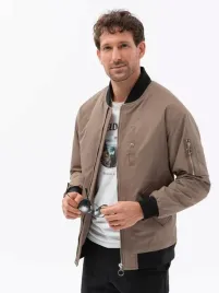 kurtka-meska-bomberka-c516-bezowa-l