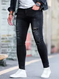 jeansy-meskie-rurki-podarte-sprane-czarne-shein-xl