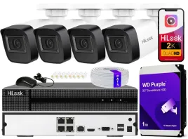 zestaw-monitoringu-4-kamery-tubowe-ip-4mpx-poe-hilook-hikvision-zewnetrzny
