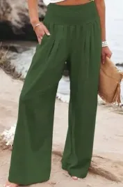 szerokie-luzne-spodnie-damskie-kuloty-proste-kolory