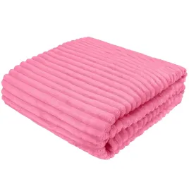 koc-polarowy-gruby-polar-fala-170x210-pudrowy-roz