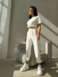 t-shirt-slowly-ecru-la-manuel