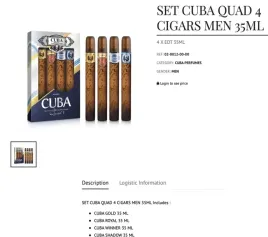 cuba-zestaw-gold-czteroelementowy-quad-for-men