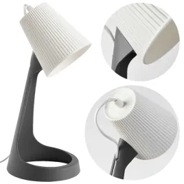 stylowa-lampka-lampa-nocna-na-biurko-stolik-ciemnoszary-bialy-minimalizm