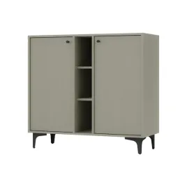 zielona-pojemna-komoda-z-drzwiami-i-polkami-100-cm-metal-nogi-uchwyty-avila
