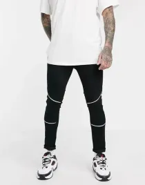 jeansy-dopasowane-czarne-lampasy-w26-l30-a05