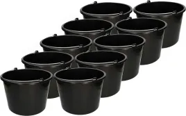 zestaw-10szt-wiadro-budowlane-gospodarcze-do-zaprawy-plastikowe-czarne-12l