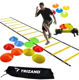 profesjonalny-zestaw-pilkarski-drabinka-treningowa-koordynacyjna-pacholki