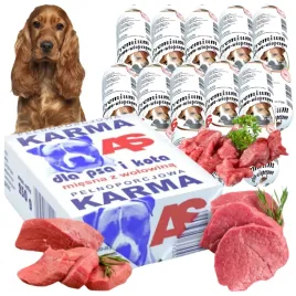 karma-dla-psa-mieso-mrozone-wolowe-bez-kosci-as-10kg-barf-baton-10kg
