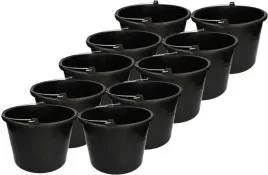 zestaw-10szt-wiadro-budowlane-gospodarcze-do-zaprawy-plastikowe-czarne-16l