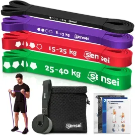 zestaw-4-gum-power-band-uchwyt-tasmy-do-cwiczen-oporowych-podciagania