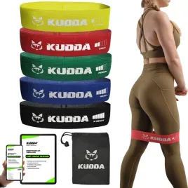 zestaw-5-mini-gumy-materialowe-do-cwiczen-hip-band-fitness-wysoka-jakosc
