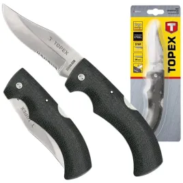 topex-noz-uniwersalny-ostrze-90-mm-skladany-survival-blister-98z101