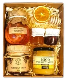 upominek-zestaw-kosz-prezentowy-prezent-miod-cytryny-malina