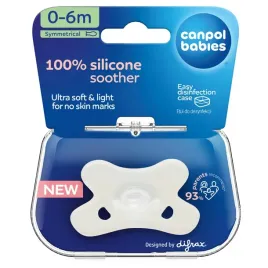 canpol-smoczek-uspokajajacy-silikonowy-symetryczny-100percent-silikon-0-6m