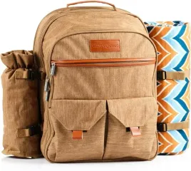 plecak-piknikowy-32czesciowy-zestaw-dla-4-osob-naczynia-sztucce-koc-brazowy