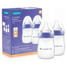 lansinoh-butelka-160ml-smoczek-wolny-przeplyw-2-sztuki