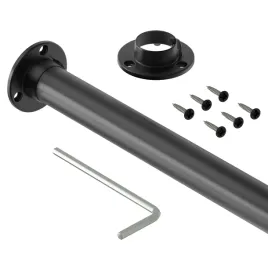 czarny-drazek-do-szafy-fi-25-mm-100-cm-2-rozety