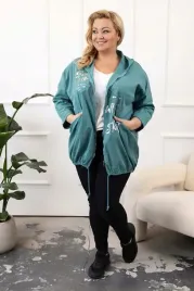 bawelniana-kurtka-damska-wiosenna-butelkowa-zielen