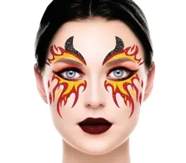 naklejki-brokatowe-na-twarz-plomienie-diablica-diabel-halloween