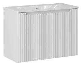 biala-szafka-z-umywalka-do-lazienki-80-cm-wiszaca-ryflowane-fronty-2-drzwi