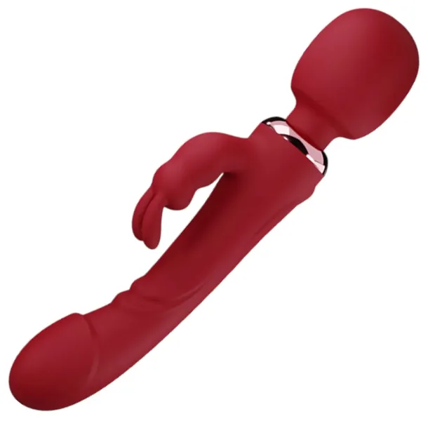 Wibrator Damski 3w1 Bardzo Mocny Ekskluzywny Sex Gadżet Erotyczny dla Par