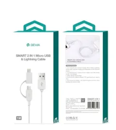 kabel-usb-2w1-micro-usb-lightning-devia-miedz