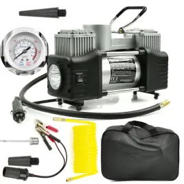 kompresor-samochodowy-z-manometrtem-12v-pompka-sprezarka-250w-nasadki-led