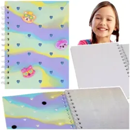 kolonotes-zeszyt-notatnik-a5-silikonowy-starpak-ombre-zwierzatka