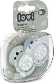 lovi-smoczek-silikonowy-dynamiczny-blossom-18m-boy-2szt-op-pudelko