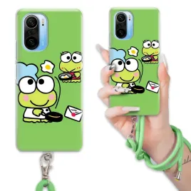 etui-do-xiaomi-poco-f3-case-wytrzymaly-bajka-keroppi-sznurek-zielony-wz
