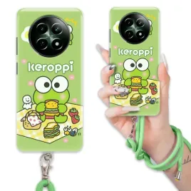 etui-do-realme-12-5g-case-wytrzymaly-bajka-keroppi-sznurek-zielony-wzory