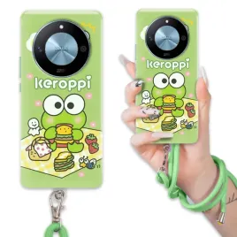 etui-do-huawei-honor-x50-5g-case-bajka-keroppi-sznurek-zielony-mix-wzorow