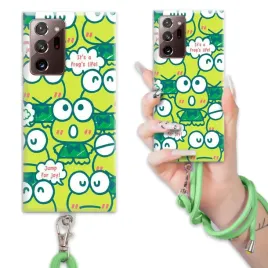 etui-do-samsung-note-20-plus-case-bajka-keroppi-sznurek-zielony-mix-wzorow