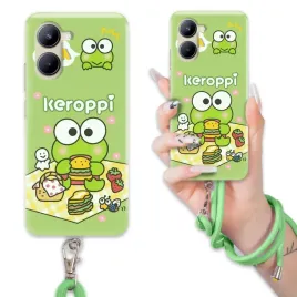 etui-do-realme-c33-case-wytrzymaly-bajka-keroppi-sznurek-zielony-mix-wzor