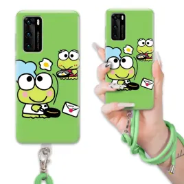 etui-do-huawei-p40-case-wytrzymaly-bajka-keroppi-sznurek-zielony-mix-wzor
