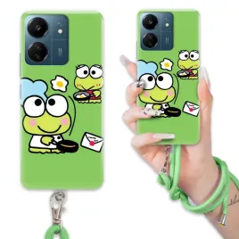 etui-do-xiaomi-13c-4g-case-wytrzymaly-bajka-keroppi-sznurek-zielony-wzory