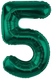 balon-foliowy-cyfra-piec-5-na-urodziny-70cm-butelkowa-ciemna-zielen-zielony