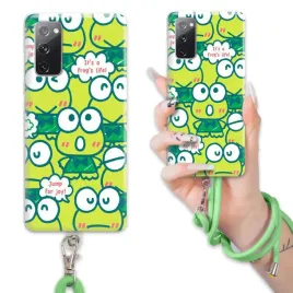 etui-do-samsung-s20fe-case-wytrzymaly-bajka-keroppi-sznurek-zielony-wzory