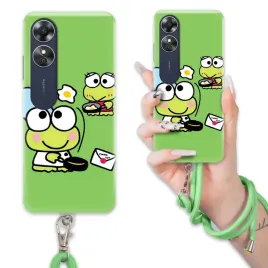 etui-do-oppo-a17-case-wytrzymaly-bajka-keroppi-sznurek-zielony-mix-wzorow