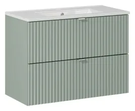 zielona-szafka-z-umywalka-do-lazienki-80-cm-ryflowane-fronty-2-szuflady-mdf