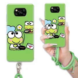 etui-do-xiaomi-poco-x3-nfc-case-wytrzymaly-bajka-keroppi-sznurek-zielony-wz