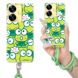 etui-do-realme-c55-case-wytrzymaly-bajka-keroppi-sznurek-zielony-mix-wzor