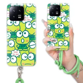 etui-do-xiaomi-13-pro-case-wytrzymaly-bajka-keroppi-sznurek-zielony-wzory