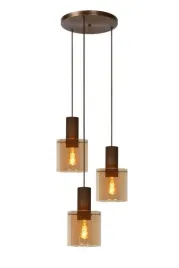 lampa-wiszaca-potrojna-brazowa-miedziana-szklane-bursztynowe-klosze-lucide